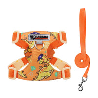 Set Pettorina e Guinzaglio per Cani Piccoli Regolabile e Imbottito | XXS-M – set A