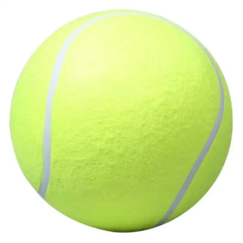 Palla da Tennis Gigante per Cani 18/20,5/24 cm – Gioco Resistente per Cani di Taglia Media e Grande