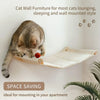 Amaca da Parete per Gatti 53×37 cm | Cuccia Sospesa e Mensola Relax