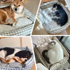 Cuccia Divanetto per Cani e Gatti – Letto Morbido da Interno con Bordi Rialzati – Taglie S e M