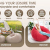 Poltrona Gonfiabile Bean Bag con Pompa Elettrica | Set 2-6 Pezzi - Partenopet