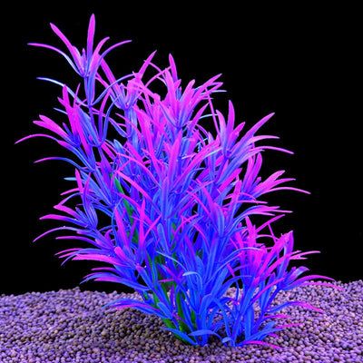Pianta Artificiale per Acquario – Decorazione Realistica in Plastica – Erba Acquatica Subacquea per Allestimento Vasca Pesci