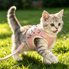 Pettorina a Gilet per Gatti e Cani Piccoli con Guinzaglio 120 cm | S-M