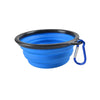 Ciotola Pieghevole Portatile in Silicone e TPR per Cani e Gatti, Ciotola da Viaggio Salvaspazio per Cibo e Acqua (Outdoor e Trekking)
