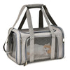 Trasportino Morbido per Cani e Gatti Omologato per Aereo – Borsa da Viaggio Impermeabile con Rete Antigraffio, Tracolla e Cuscino in Pile Removibile - Partenopet