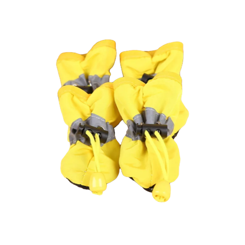 Scarpette Antipioggia per Cani – Set 4 Scarpe Antiscivolo Regolabili per Zampe – XXS-XXL
