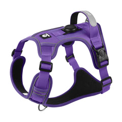 Pettorina per Cani con Porta AirTag/GPS, Riflettente e Antifuga | S-XL – F
