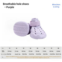 Sandali Estivi per Cani Traspiranti e Antiscivolo | Scarpe Protettive Leggere – Purple (pack of 2)