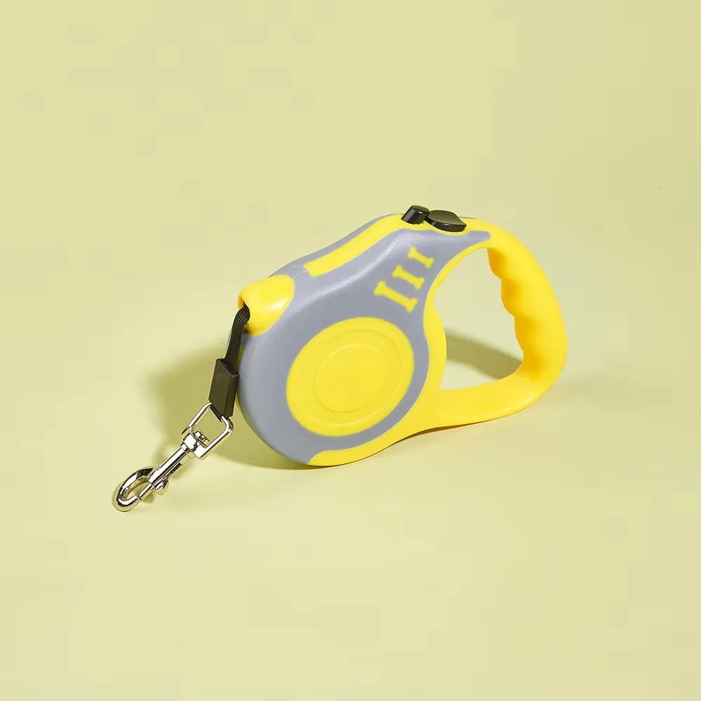 Guinzaglio Retrattile per Cani 3 m o 5 m – Automatico con Blocco e Maniglia Ergonomica