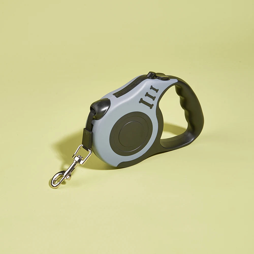 Guinzaglio Retrattile per Cani 3 m o 5 m – Automatico con Blocco e Maniglia Ergonomica