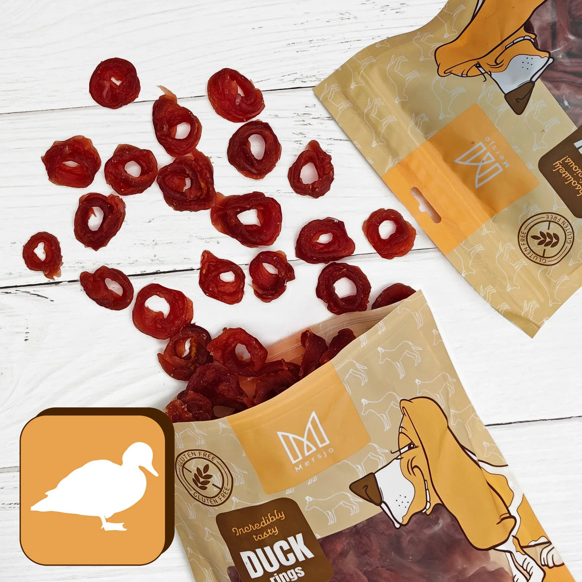 Anelli Snack con Manzo per Cani MERSJO 500 g – Premio e Ricompensa