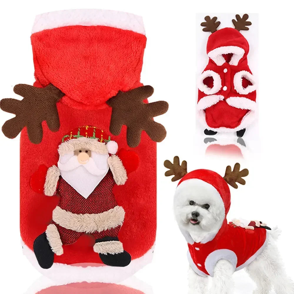 Vestiti Natalizi per Cani e Gatti Cappotti di Natale per Cani e Gatti