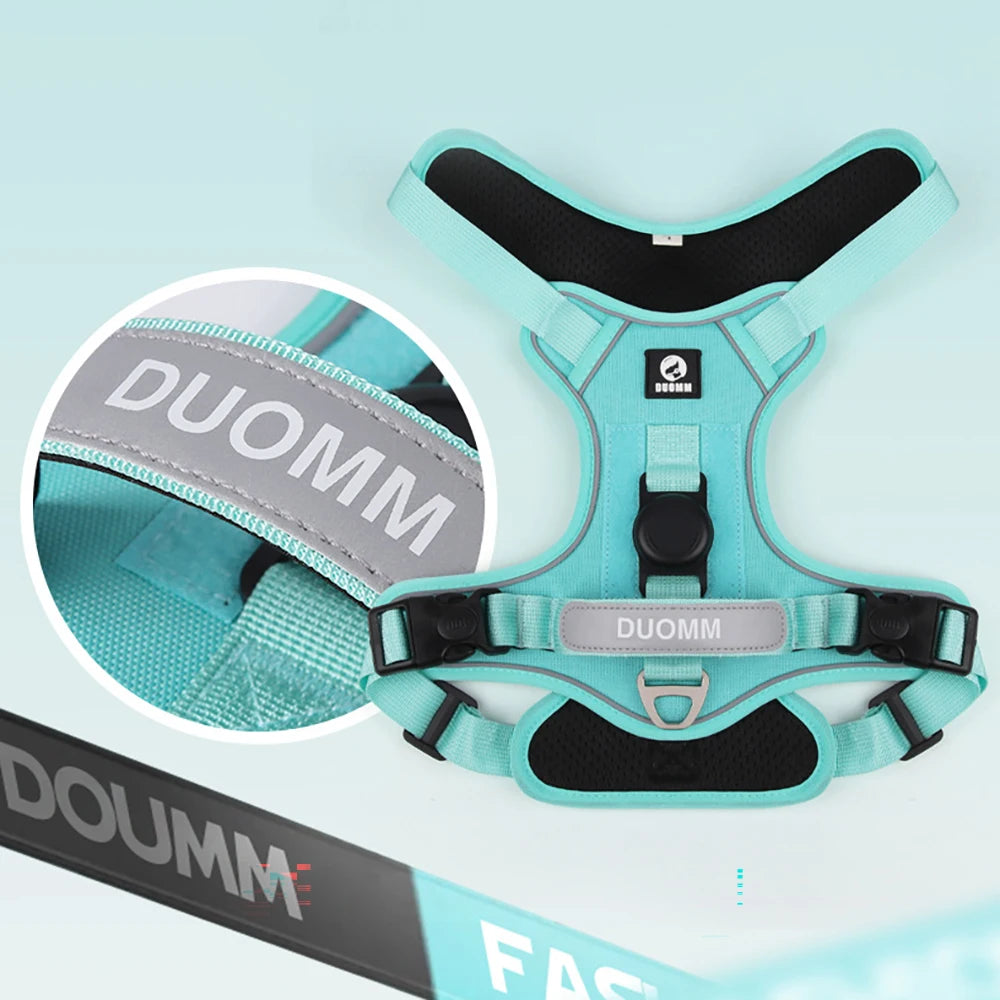 Pettorina per Cani con Porta AirTag/GPS, Riflettente e Antifuga | S-XL