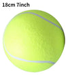 Palla da Tennis Gigante per Cani 18/20,5/24 cm – Gioco Resistente per Cani di Taglia Media e Grande