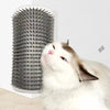 Spazzola Massaggiante ad Angolo per Gatti | Cat Corner Brush con Raccogli Pelo Rimovibile