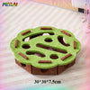 Cat Toy Felt Maze Box – Scatola Labirinto Interattiva in Feltro per Gatti, Gioco di Intelligenza con Fori "Dig Hole" e Palline con Campanello per Stimolazione Mentale del Gattino