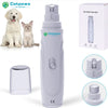 Tagliaunghie Elettrico per Cani e Gatti – Lima per Unghie Professionale USB con Mola Diamantata, 2 Velocità e 3 Porte di Limatura (Ultra-Silenzioso)