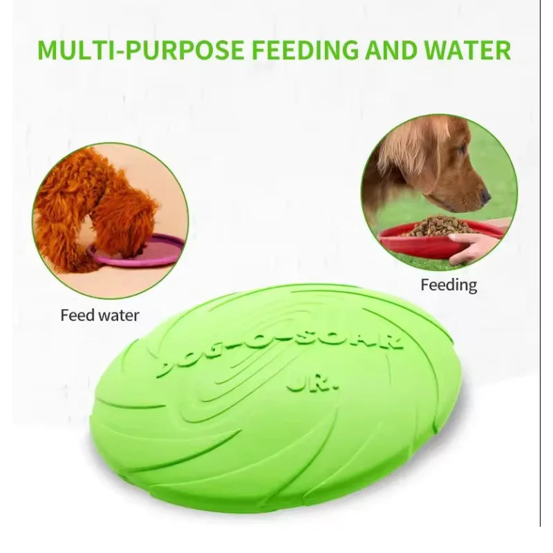 Frisbee per Cani Resistente e Galleggiante | Gioco 2-in-1 Ciotola - Partenopet