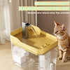 Fontanella Automatica per Gatti e Cani Piccolo da 1,5 l con Filtraggio - Ricaricabile Tramite USB, Funzionamento Silenzioso e Base Antiscivolo