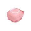 Spazzola da Bagno e Massaggio 3-in-1 per Cani e Gatti | Dispenser Shampoo in Silicone Morbido | Spazzola Gomma per Toelettatura e Pulizia Profonda
