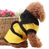 Costume Ape per Cani e Gatti – Felpa Calda con Cappuccio, Antenne e Ali