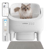 Laresar MINI-F Smart Litter Box – Lettiera Automatica Autopulente per Gatti con Monitoraggio App, Sensori Infrarossi e Aromaterapia