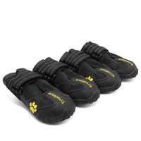 Winhyepet TRUELOVE TLS3963 Scarpe Invernali per Cani Impermeabili e Antiscivolo | Set 4 Pezzi – BLACK