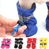 Scarpette Antipioggia per Cani – Set 4 Scarpe Antiscivolo Regolabili per Zampe – XXS-XXL