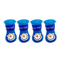 Scarpe Impermeabili per Cani in PVC Antiscivolo | Set 4 Stivaletti S-XXL – Blue