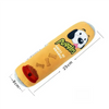 Gioco Tubo di Patatine per Cani in Pile Squeaky | Per Cani Piccoli e Medi ø 8x25 cm - Partenopet