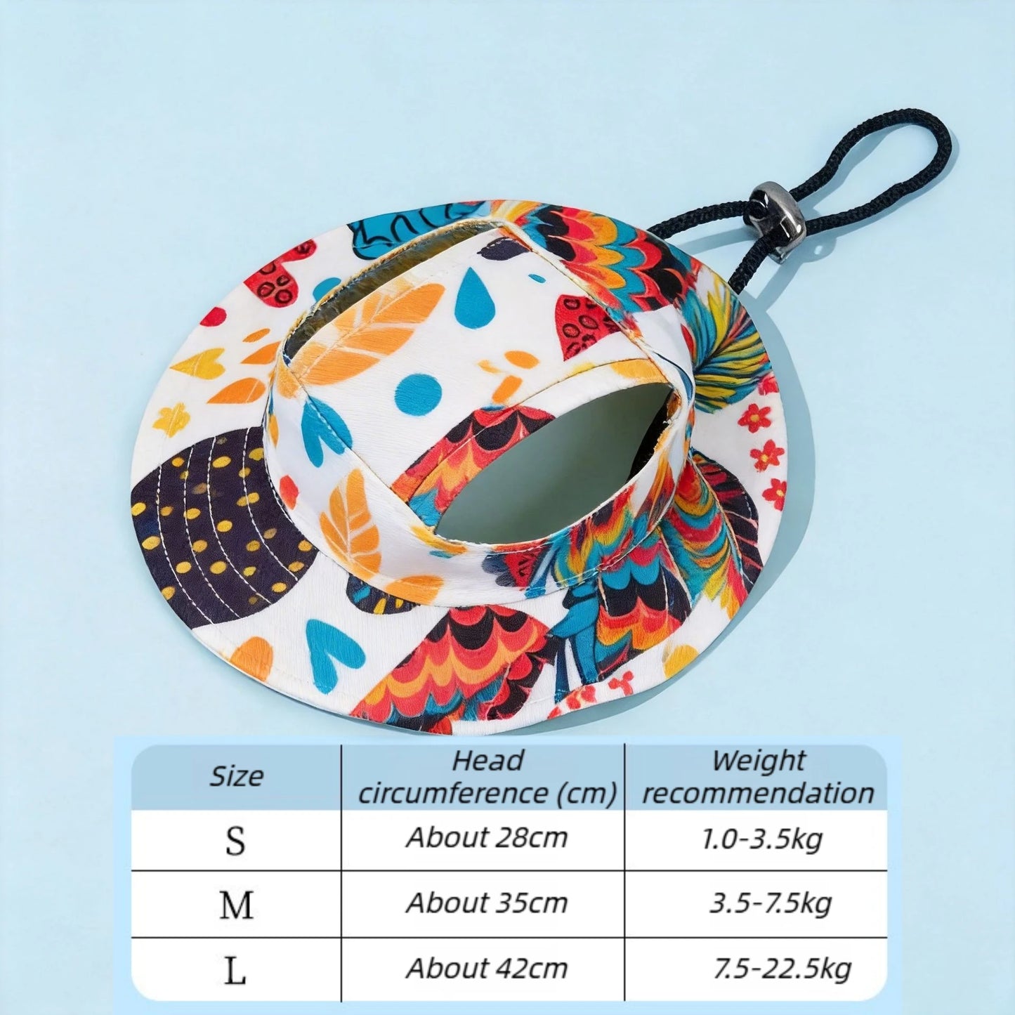 Cappellino Regolabile per Cani | Adjustable Dog Hat con Protezione Solare