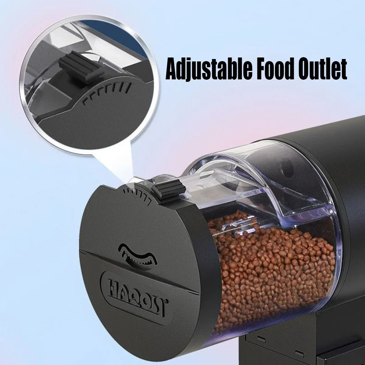 Mangiatoia Automatica per Pesci da 100 ml Distributore Automatico di Cibo per Pesci con Timer Intelligente