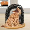 Spazzola ad Arco per Gatti con Tiragraffi e Topolino | Cat Arch Self Grooming & Massage Toy