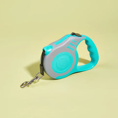 Guinzaglio Retrattile per Cani 3 m o 5 m – Automatico con Blocco e Maniglia Ergonomica – Blue Gray