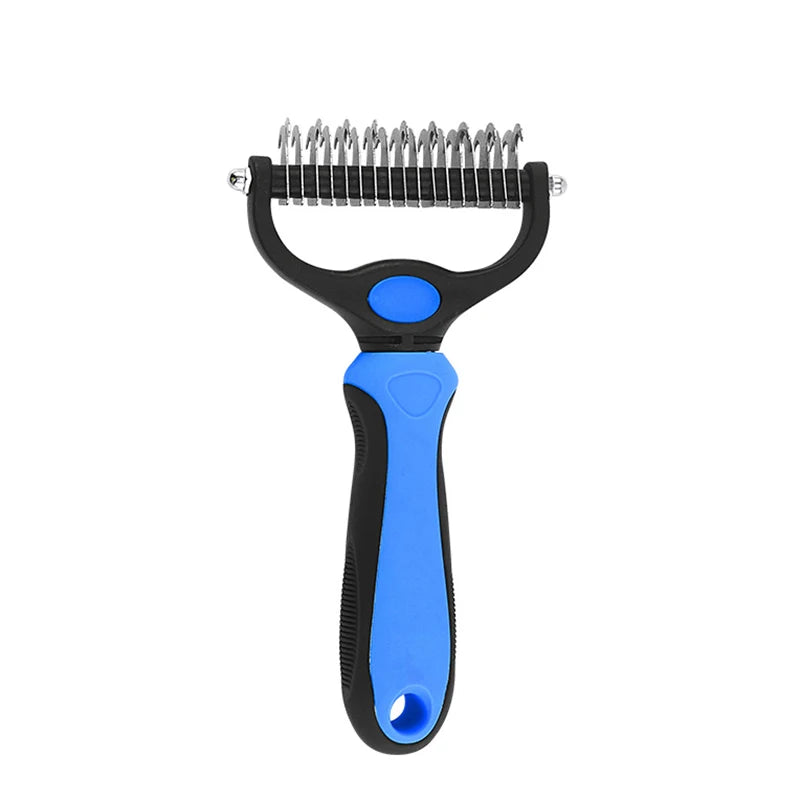 Spazzola Sottopelo Professionale per Cani e Gatti – Pettine Taglianodi e Strumento Deshedding per Rimozione del Pelo Morto