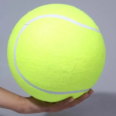 Palla da Tennis Gigante per Cani 18/20,5/24 cm – Gioco Resistente per Cani di Taglia Media e Grande