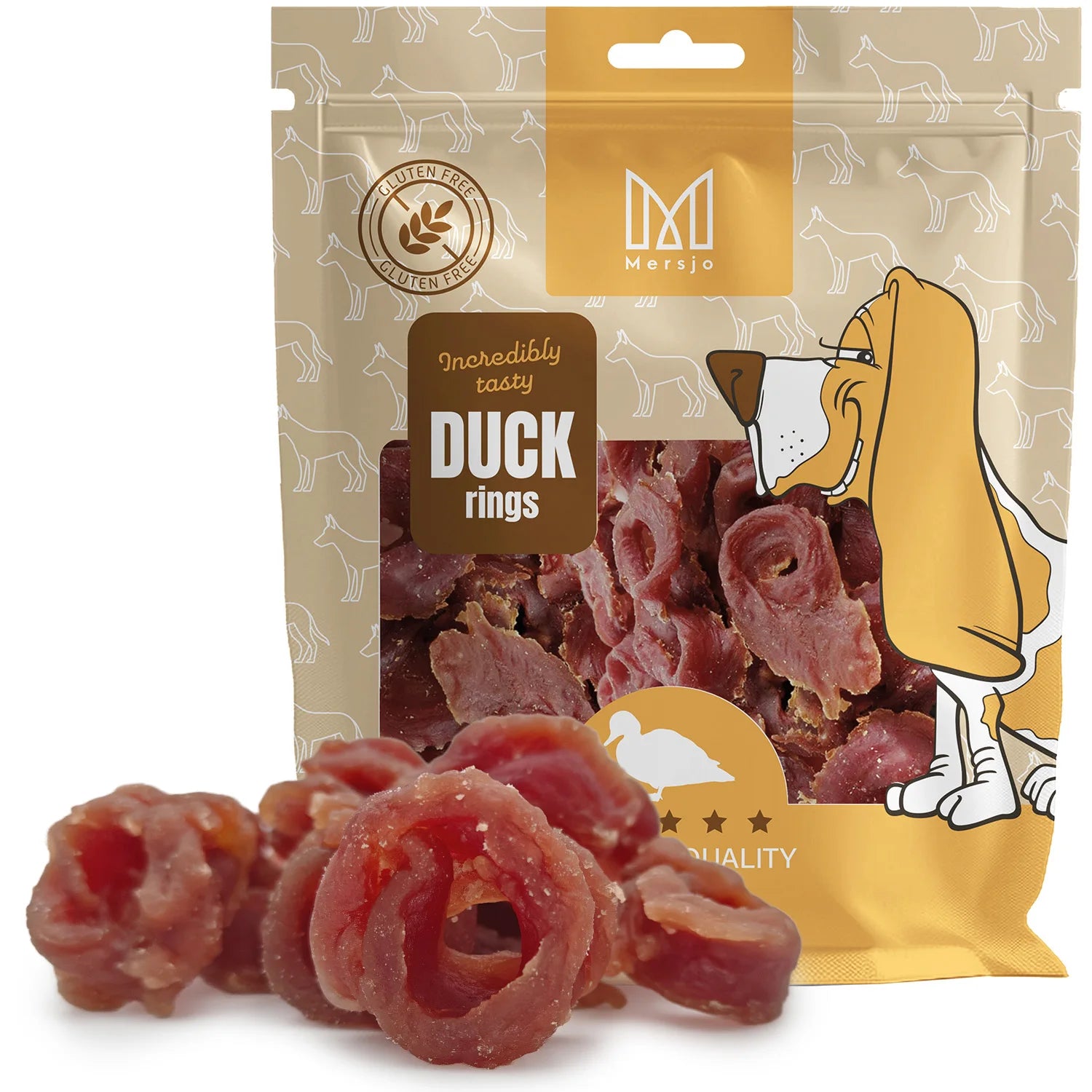 Anelli Snack con Manzo per Cani MERSJO 500 g – Premio e Ricompensa