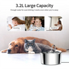 Fontanella per Cani e Gatti in Acciaio Inox | Distributore Automatico d'Acqua USB Silenzioso