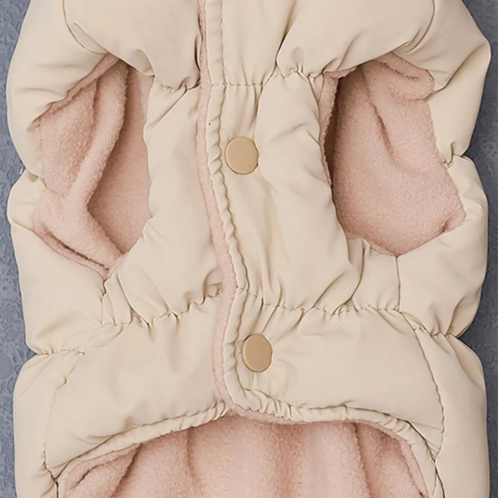 Giubbotto Imbottito per Cani – Gilet Invernale Caldo con Collo Alto – Taglie XS-2XL