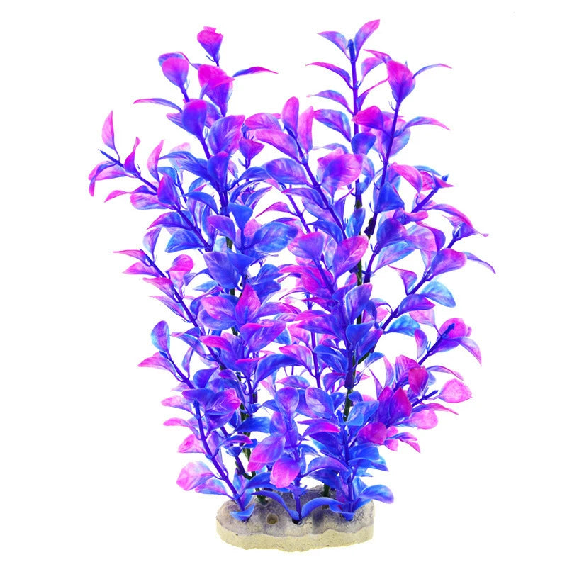 Pianta Artificiale per Acquario – Decorazione Realistica in Plastica – Erba Acquatica Subacquea per Allestimento Vasca Pesci