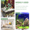 Bonsai Artificiale per Acquario – Pianta Decorativa in Plastica Effetto Realistico – Ornamento Subacqueo Erba Marina Vivida