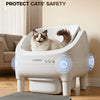 Laresar MINI-F Smart Litter Box – Lettiera Automatica Autopulente per Gatti con Monitoraggio App, Sensori Infrarossi e Aromaterapia