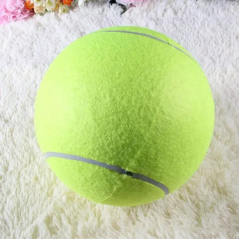 Palla da Tennis Gigante per Cani 18/20,5/24 cm – Gioco Resistente per Cani di Taglia Media e Grande