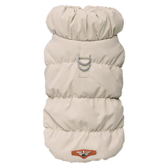 Giubbotto Imbottito per Cani – Gilet Invernale Caldo con Collo Alto – Taglie XS-2XL – Khaki