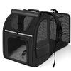 Zaino Trasportino Espandibile per Gatti e Cani di Piccola Taglia | Trasportino con Rete Traspirante, Parasole e Tasche Porta Accessori