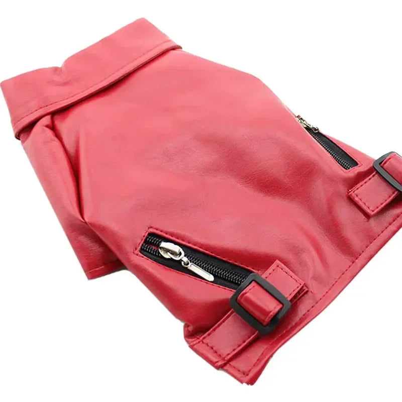 Giacca Invernale per Cani Stile Pelle | Cappotto Caldo XS-XXL
