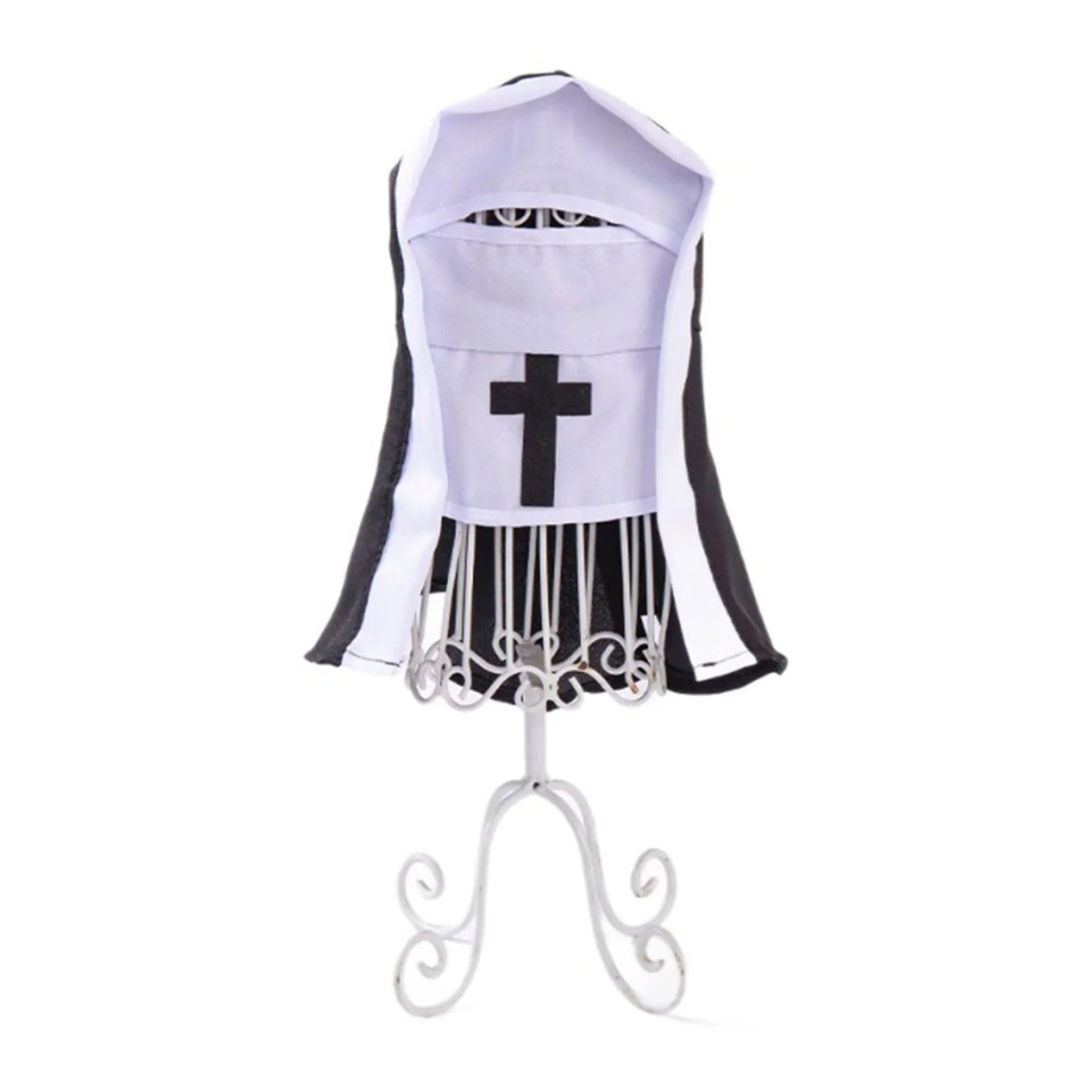 Costume da Suora per Cani e Gatti – Travestimento Halloween Leggero e Traspirante