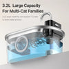 Fontanella Automatica per Cani e Gatti 3,2L in Acciaio Inox 304 con Sensore Intelligente, Batteria 4000 mAh e Tripla Modalità di Erogazione