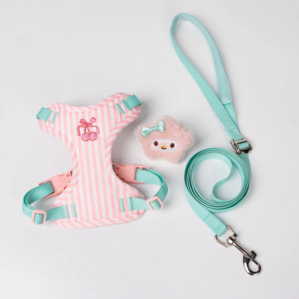 Set Pettorina e Guinzaglio per Cani Regolabile e Imbottita | Design Fashion XS-L
