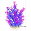 Pianta Artificiale per Acquario – Decorazione Realistica in Plastica – Erba Acquatica Subacquea per Allestimento Vasca Pesci